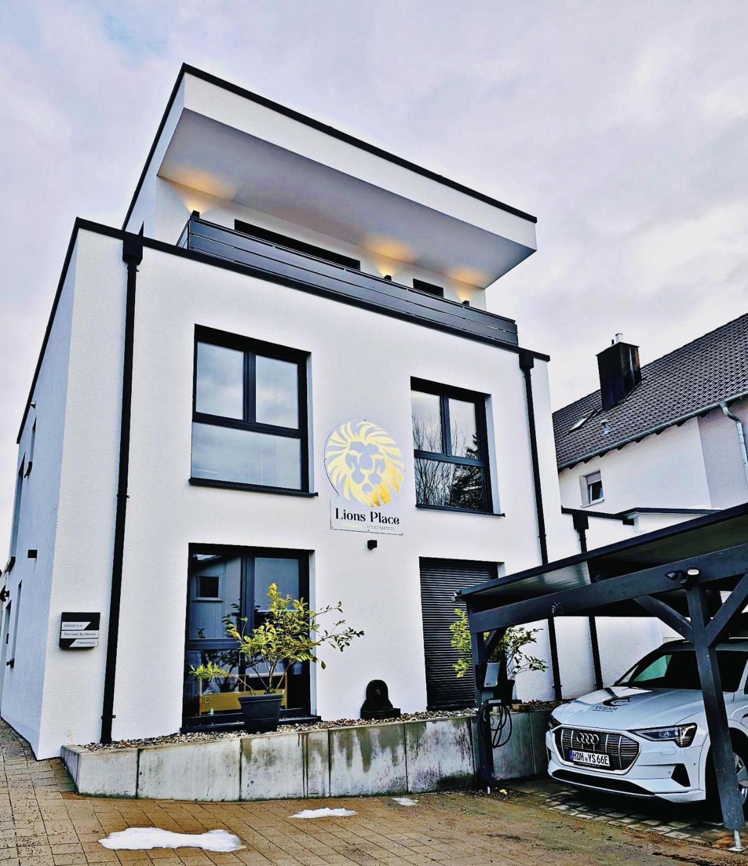Lions Place Premium Apartments Comfort Optionaler Zugang Zum Spa- Bereich ไฮเดนไฮม์ อันแดร์ เบรนซ์ ภายนอก รูปภาพ